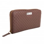 Beau Design Brown Color Quilted PU Stylish Clutch For Women's/Ladies/Girls